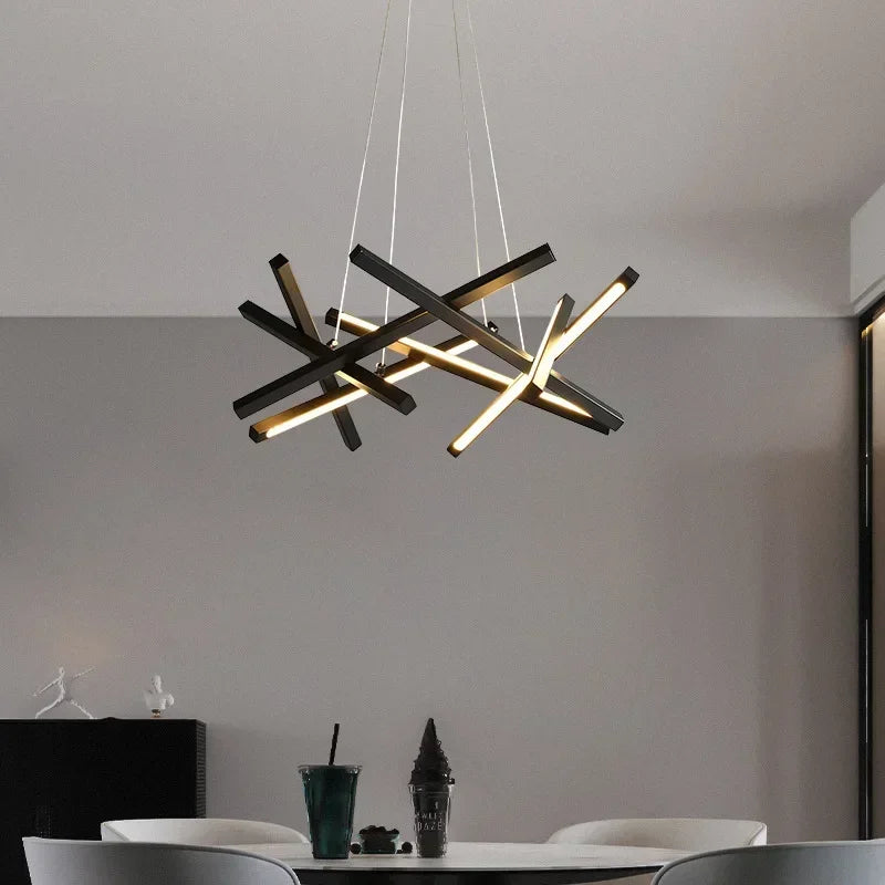 suspension LED design moderne pour décoration intérieure - vue 3 sur 8