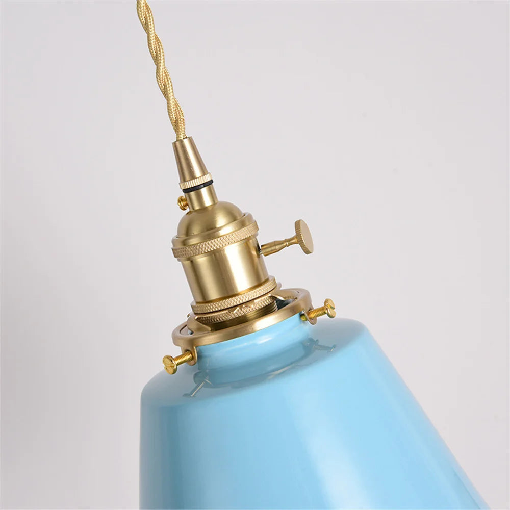 lampe led suspendue en céramique moderne pour loft - vue 6 sur 12
