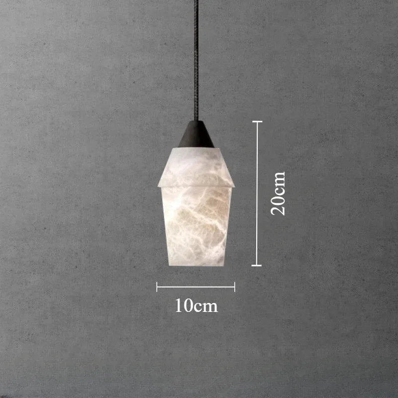 lustre moderne en marbre pour décoration intérieure élégante - vue 7 sur 9