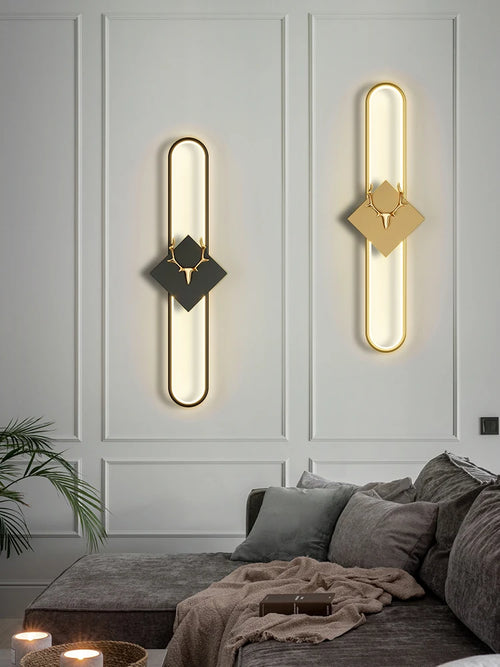 applique murale led nordique design moderne pour décoration intérieure - vue 2 sur 16