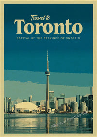 affiche vintage de voyage chicago las vegas et le caire