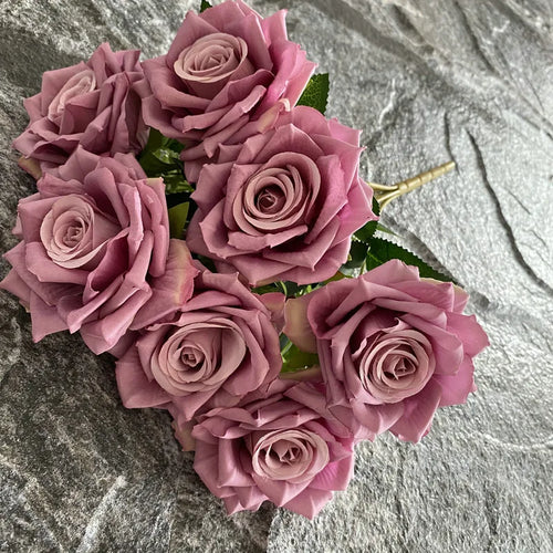 rose artificielle en soie pour décoration et photographie de mariage - vue 18 sur 22