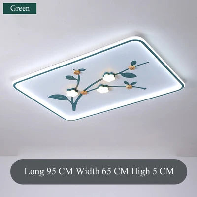 plafonnier led design floral pour décoration moderne de plafond - vue 10 sur 12