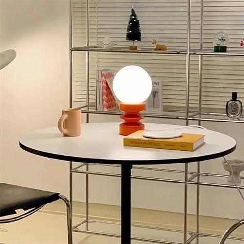 lampe à poser design en verre pour une ambiance chaleureuse - vue 6 sur 10