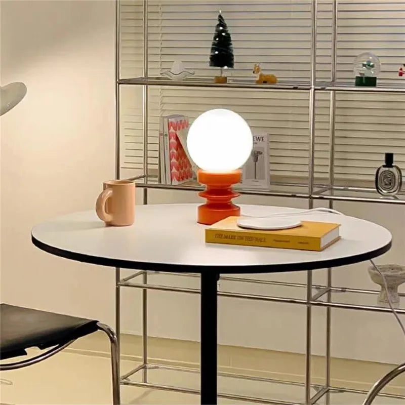 lampe à poser design en verre pour une ambiance chaleureuse - vue 5 sur 10