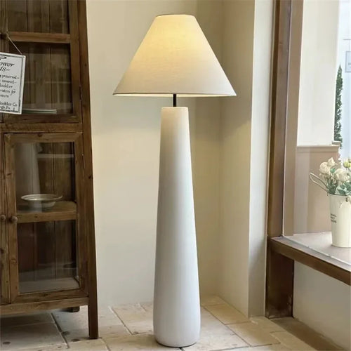 lampe de lecture sur pied style wabi sabi en forme de champignon - vue 3 sur 8