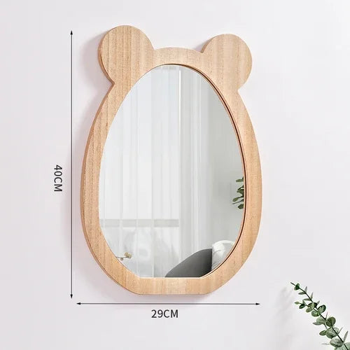 miroirs décoratifs mignons pour enfants en bois à suspendre - vue 13 sur 13
