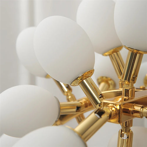 lustre moderne en or en forme de raisin pour intérieur élégant - vue 7 sur 11