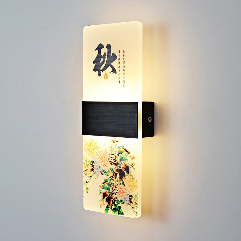 applique murale japonaise en acrylique pour décoration moderne - vue 13 sur 14