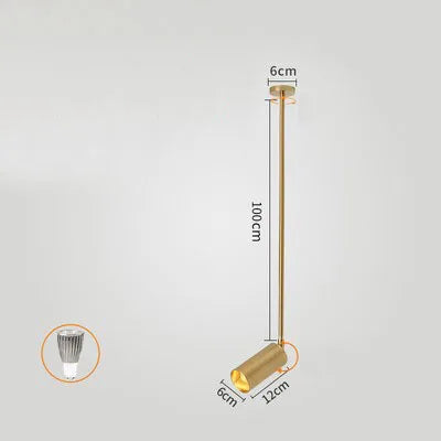 projecteur à perche pour magasin et salon de manucure