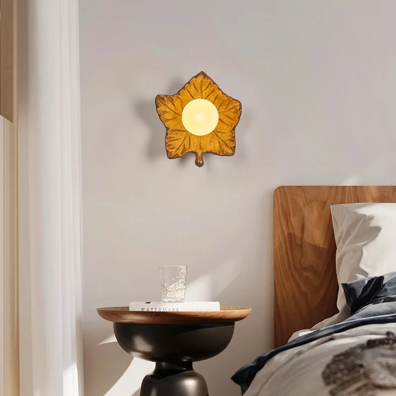 applique murale en résine design nordique moderne  lumière décorative - vue 4 sur 8