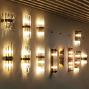 applique murale moderne en cristal rechargeable de luxe