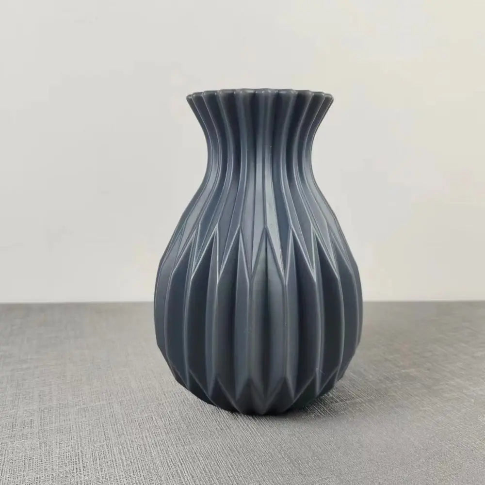 pot à fleurs moderne en plastique pour décoration nordique - vue 9 sur 9