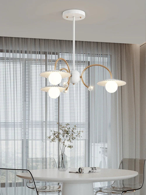 lustre moderne en verre pour décoration intérieure créative et artistique - vue 5 sur 12