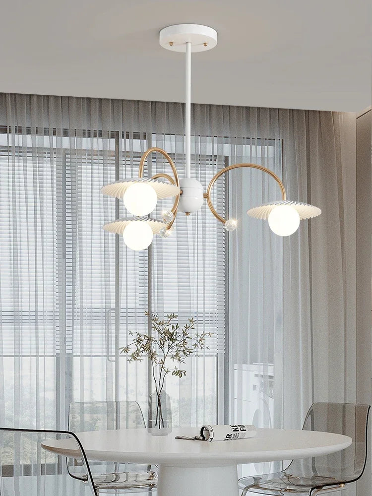 lustre moderne en verre pour décoration intérieure créative et artistique - vue 4 sur 12