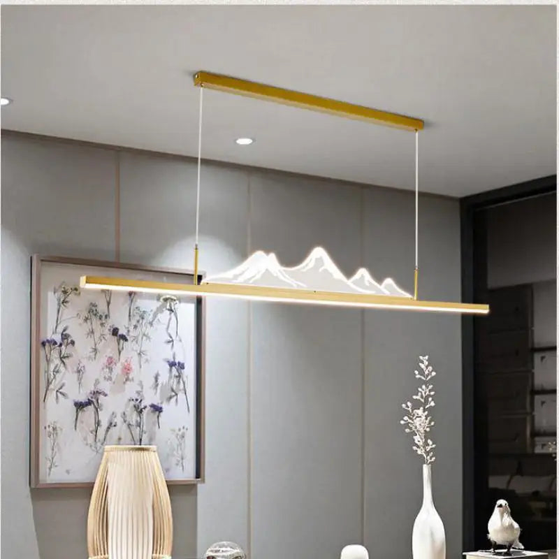 lustre de style chinois pour restaurant et bureau montagne - vue 2 sur 10