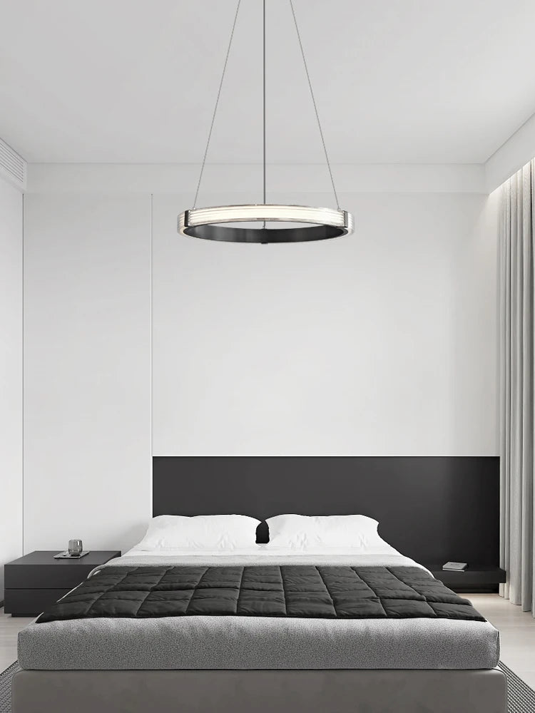 suspension circulaire de luxe postmoderne pour décoration intérieure élégante - vue 4 sur 12