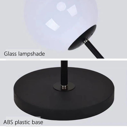 Lampadaire led avec boule créative réglable - vue 4 sur 8