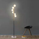 Lampadaire nordique Simple avec boule de verre