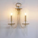applique murale led décorative en cristal moderne et luxueuse