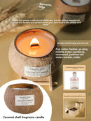 coffret cadeau bougie parfumée noix de coco souvenir de noël