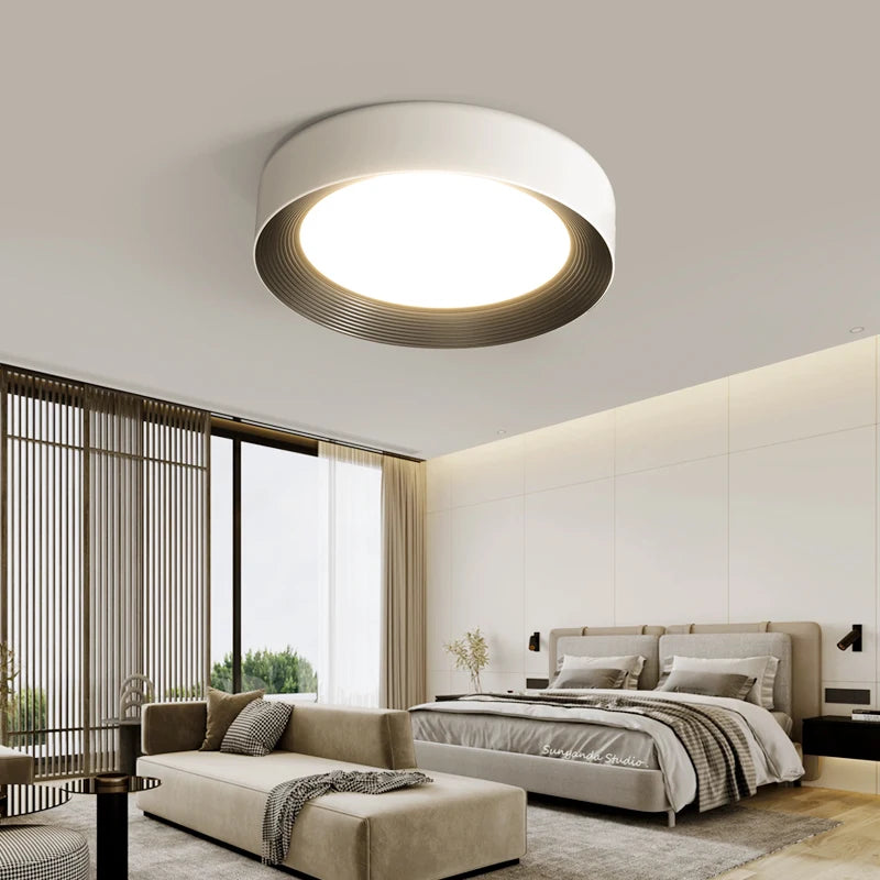 lustre nordique qiyimei éclairage intérieur lumières circulaires - vue 5 sur 11