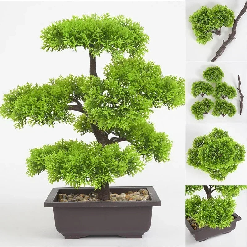 plantes artificielles bonsaï pour décoration intérieure et extérieure - vue 2 sur 6