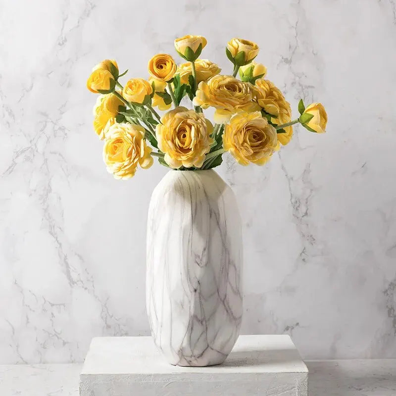 vase en céramique nordique pour fleurs séchées décoration élégante - vue 3 sur 9
