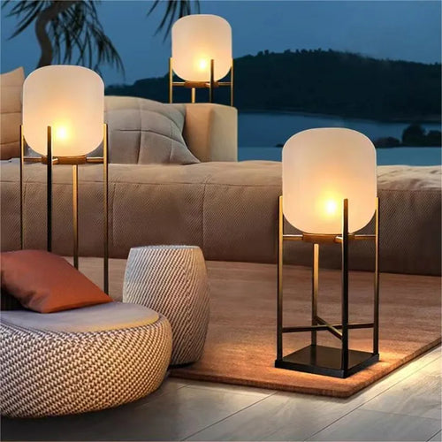 Lampe et lampadaire jardin solaire extérieur décoration imperméable de jardin de pelouse de Villa - vue 6 sur 9