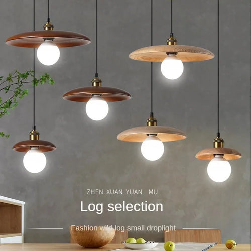 suspension en bois massif pour décoration intérieure moderne - vue 3 sur 15