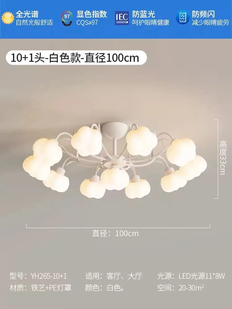 plafonnier nordique personnalisé pour chambre enfant lumineuse et colorée - vue 11 sur 12