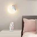 applique murale led étoile lune ours lapin minimaliste moderne