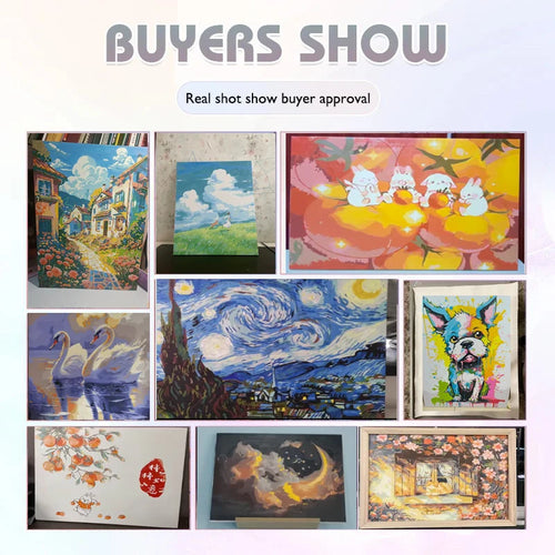 kit peinture acrylique par numéros clown drôle cadeau décoration maison - vue 8 sur 7