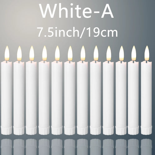 bougies LED décoratives scintillantes pour mariage et Halloween - vue 8 sur 14