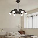 lustre romantique en métal avec conduite d'eau led pour intérieur