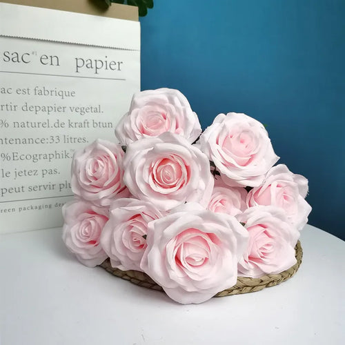 bouquet de roses artificielles pour mariage et décoration intérieure - vue 23 sur 30