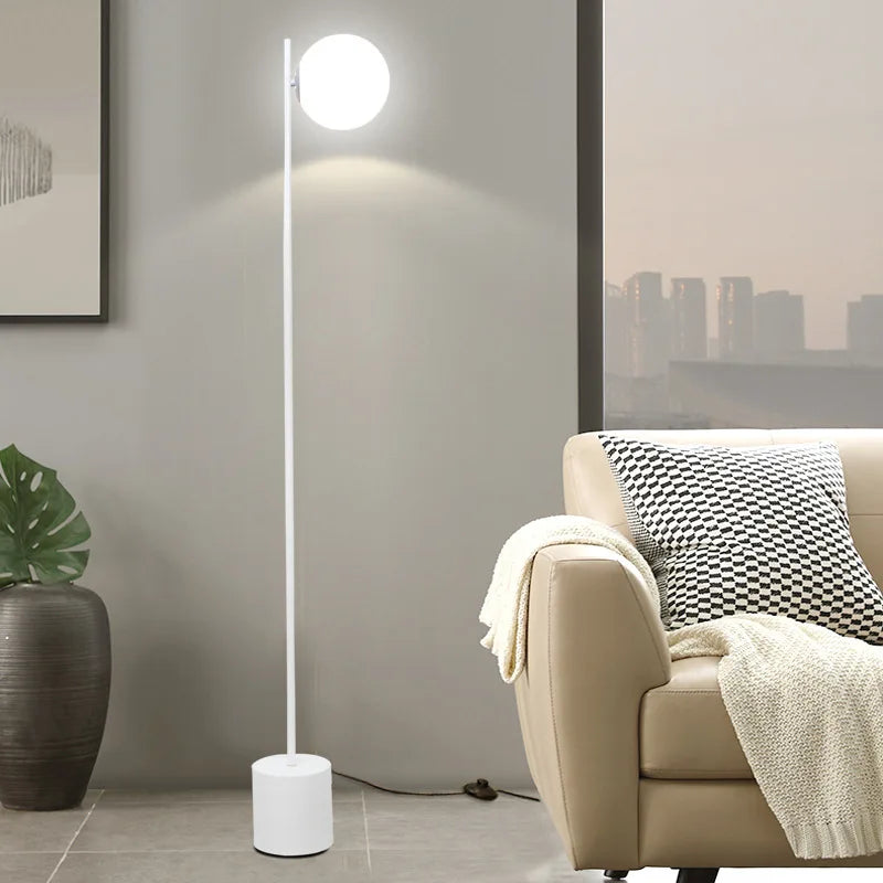 lampadaire led moderne sphéroïde créatif pour intérieur réglable - vue 3 sur 10
