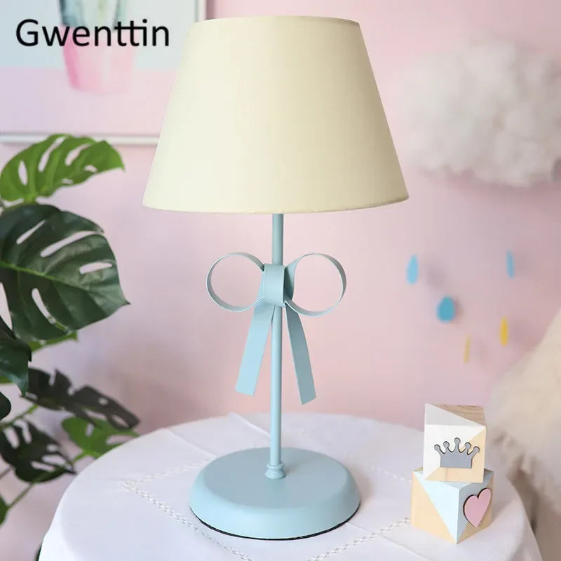 lampe de bureau moderne à nœud papillon pour chambre décorative - vue 11 sur 14