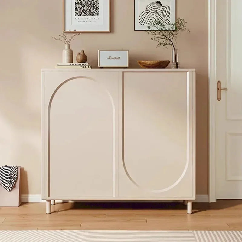 étagère à chaussures réglable moderne en bois pour rangement - vue 2 sur 10