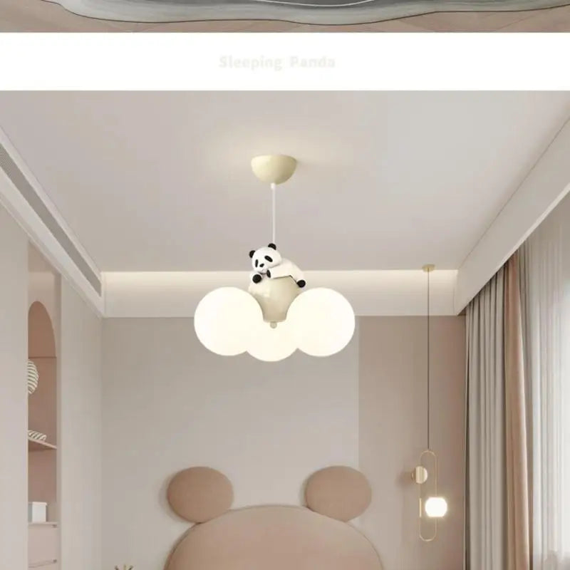 suspension panda lunaire haut de gamme - vue 6 sur 12