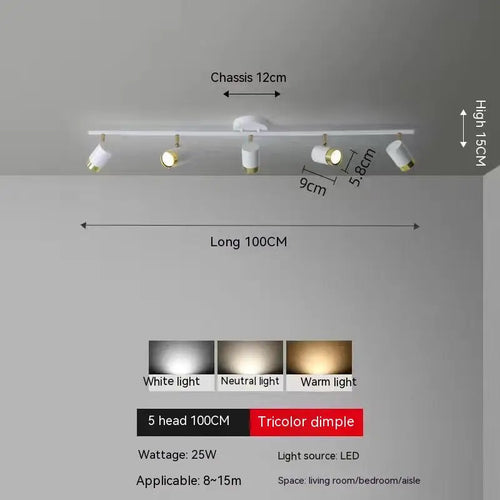 plafonnier à spots Led - vue 23 sur 23
