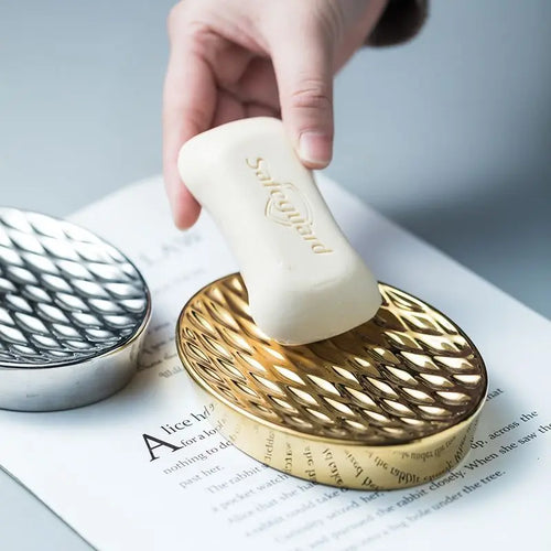 porte-savon en céramique et porcelaine décoratif pour salle de bain - vue 2 sur 6