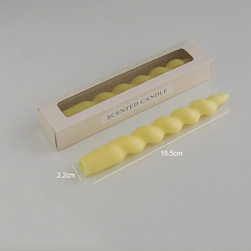 bougie parfumée en spirale pour aromathérapie et décoration festive - vue 18 sur 19