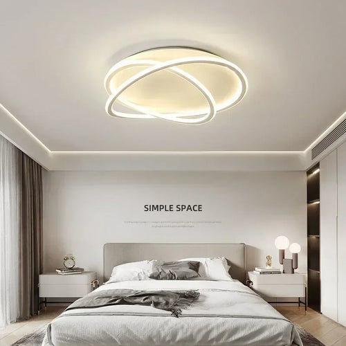 plafonnier moderne à leds pour décoration intérieure élégante - vue 4 sur 16