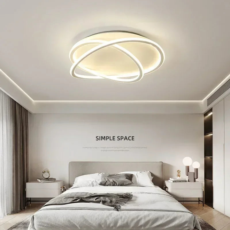 plafonnier moderne à leds pour décoration intérieure élégante - vue 4 sur 16