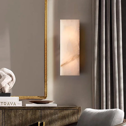 applique murale led marbre rétro pour extérieur étanche - vue 9 sur 9