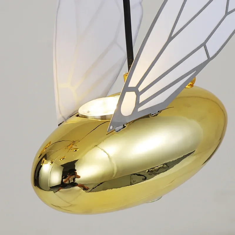suspension moderne abeille pour décoration intérieure créative et simple - vue 6 sur 8