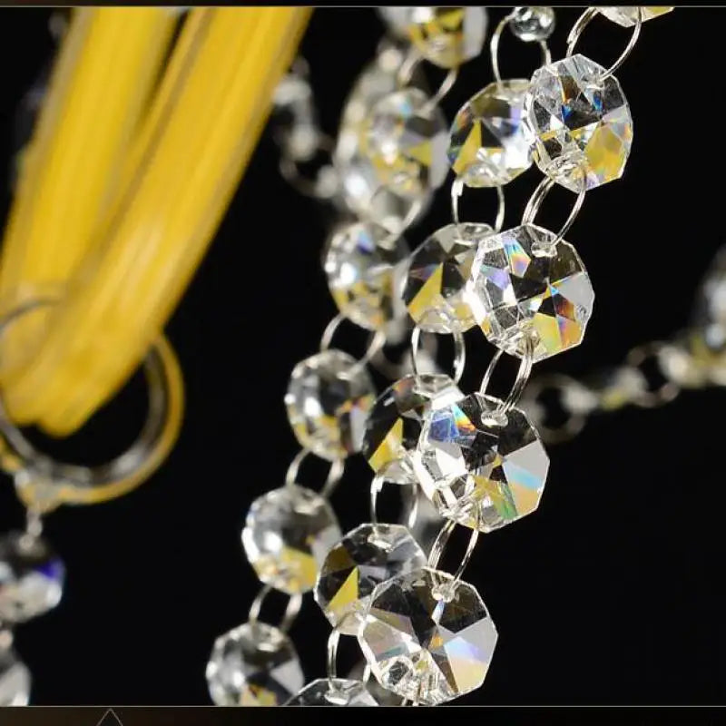 lustre en cristal fantaisie pour mariage moderne élégant - vue 5 sur 13