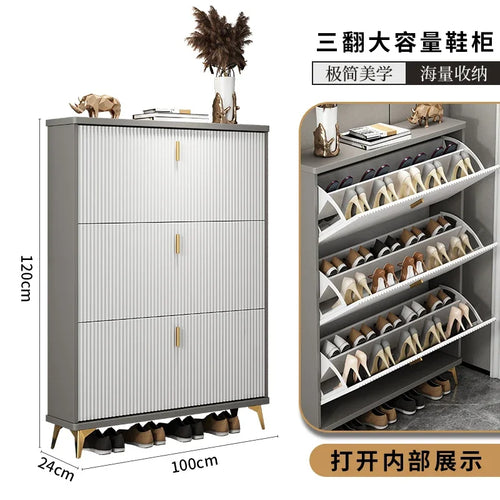 armoire à chaussures moderne multicouches pour un rangement optimal - vue 15 sur 18
