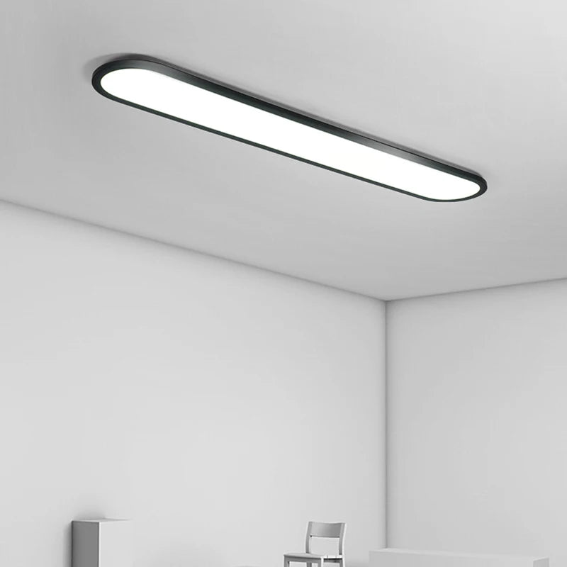 lustre moderne nordique simple led rectangulaire pour bar - vue 5 sur 22